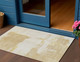 3' X 5' Beige Gold And Tan Abstract Washable Indoor Outdoor Area Rug