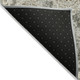 9' X 12' Taupe Beige And Gray Floral Washable Indoor Outdoor Area Rug