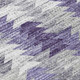 5' X 8' Purple Lavender And Gray Geometric Washable Indoor Outdoor Area Rug