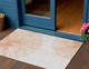 3' X 5' Salmon And Ivory Abstract Washable Indoor Outdoor Area Rug