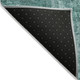 10' X 14' Teal Blue Green And Gray Abstract Washable Indoor Outdoor Area Rug