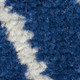 5' X 7' Blue And Ivory Floral Area Rug