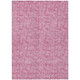 9' X 12' Blush And Ivory Floral Washable Indoor Outdoor Area Rug