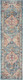 8' Ivory And Blue Oriental Distressed Runner Rug