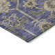 9' X 12' Purple Beige And Taupe Oriental Washable Indoor Outdoor Area Rug