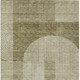 10' X 14' Taupe Beige And Tan Geometric Washable Indoor Outdoor Area Rug