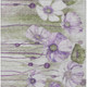 8' X 10' Purple And Lavender Floral Washable Indoor Outdoor Area Rug