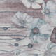 10' X 14' Teal Blue Aqua And Ivory Floral Washable Indoor Outdoor Area Rug