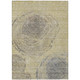 10' X 14' Beige Taupe And Gray Abstract Washable Indoor Outdoor Area Rug