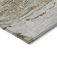 5' X 8' Taupe Gray And Brown Abstract Washable Indoor Outdoor Area Rug