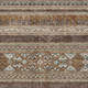 10' X 14' Chocolate And Gray Southwestern Washable Indoor Outdoor Area Rug