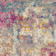 2' X 3' Ivory And Blue Abstract Area Rug