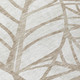 8' Beige And Brown Round Floral Washable Indoor Outdoor Area Rug