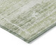5' X 8' Artichoke Green And Ivory Abstract Washable Indoor Outdoor Area Rug
