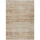 5' X 8' Copper Beige And Taupe Abstract Washable Indoor Outdoor Area Rug
