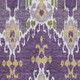 3' X 5' Purple Lavender And Gold Ikat Washable Indoor Outdoor Area Rug