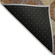 3' X 5' Copper Beige And Taupe Ogee Washable Indoor Outdoor Area Rug