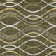 10' X 14' Olive Green Fern Green And Ivory Abstract Washable Indoor Outdoor Area Rug