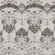 3' X 5' Chocolate Taupe And Beige Oriental Washable Indoor Outdoor Area Rug