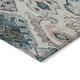 3' X 5' Beige Teal Blue And Copper Moroccan Washable Indoor Outdoor Area Rug