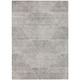 5' X 8' Taupe Brown And Ivory Geometric Washable Indoor Outdoor Area Rug