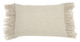 14" X 22" Steel Blue Pillow With Tassels Edges