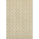 10' X 14' Gold And Ivory Ogee Washable Area Rug With UV Protection