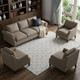 10' X 14' Gray And Ivory Ogee Washable Area Rug With UV Protection