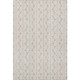 9' X 12' Khaki And Ivory Ogee Washable Area Rug With UV Protection