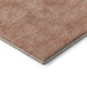 5' X 8' Copper And Ivory Geometric Washable Area Rug With UV Protection