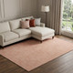 9' X 12' Copper And Ivory Geometric Washable Area Rug With UV Protection