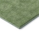 8' X 10' Green And Ivory Geometric Washable Area Rug With UV Protection