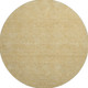8' Gold And Ivory Geometric Washable Round Rug With UV Protection