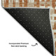 5' X 8' Terra Cotta Ivory And Beige Abstract Geometric Washable Area Rug With UV Protection