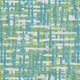 9' X 12' Turquoise Green And Ivory Abstract Geometric Washable Area Rug With UV Protection