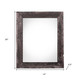 11" x 17" Black Solid Wood Hanging Picture Frame