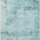 10' X 14' Aqua And Sky Blue Abstract Washable Area Rug With UV Protection