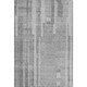 9' X 12' Gray And Silver Striped Washable Area Rug With UV Protection