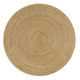 5' Natural Jute Round Rug