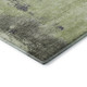 10' X 14' Fern Green Gray And Ivory Abstract Washable Area Rug With UV Protection