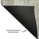 3' X 5' Taupe Beige And Brown Abstract Washable Area Rug With UV Protection