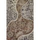 8' X 10' Brown Beige And Taupe Paisley Washable Area Rug With UV Protection