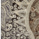 9' X 12' Brown Beige And Taupe Paisley Washable Area Rug With UV Protection