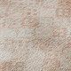 10' X 14' Pink And Ivory Geometric Washable Area Rug With UV Protection