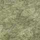10' X 14' Green And Gray Damask Washable Area Rug With UV Protection