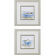 Set Of 2 Watercolor Shore Birds Framed Art
