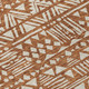9' X 12' Terra Cotta And Beige Southwestern Washable Indoor Outdoor Area Rug