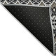 3' X 5' Charcoal Brown And Ivory Moroccan Washable Indoor Outdoor Area Rug
