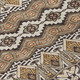 5' X 8' Taupe Brown And Ivory Moroccan Washable Indoor Outdoor Area Rug