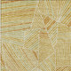 3' X 5' Gold Copper And Brown Geometric Washable Indoor Outdoor Area Rug